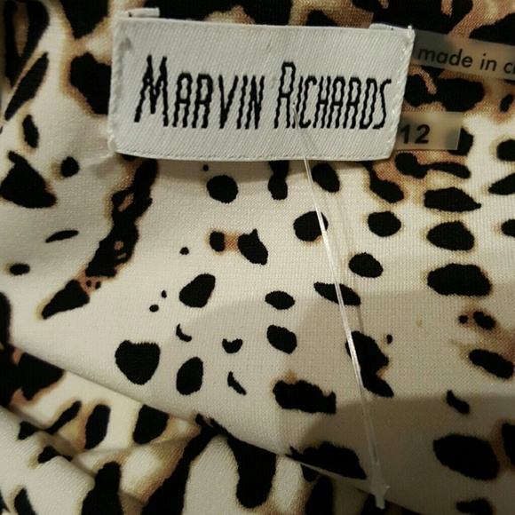 Marvin Richards size 12 NWOT leopard dress - Picture 6 of 6